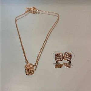 Kendra Scott Logo Earrings - just Necklace